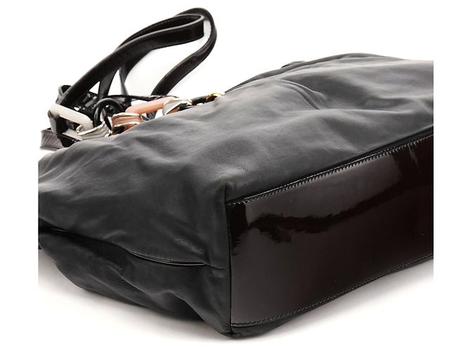 Dolce & Gabbana Borsa Tote Balloon 2-Way in pelle nera - vista 7