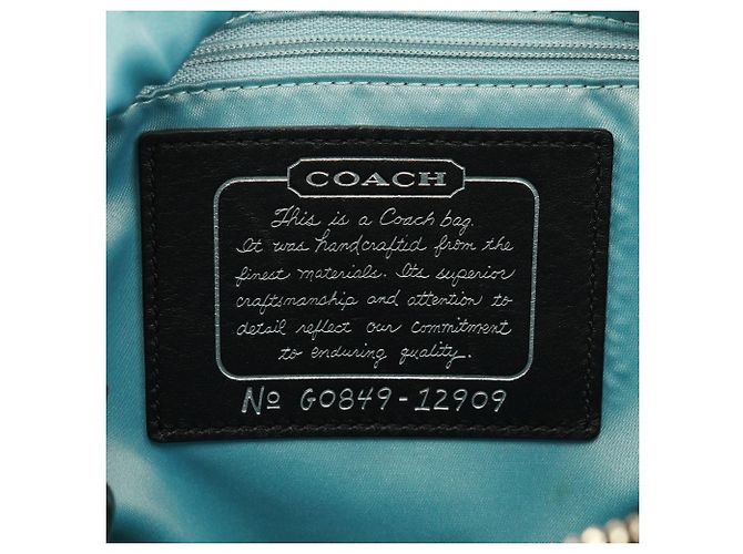 Coach Borsa a Tracolla Signature Nera 12909 - vista 11