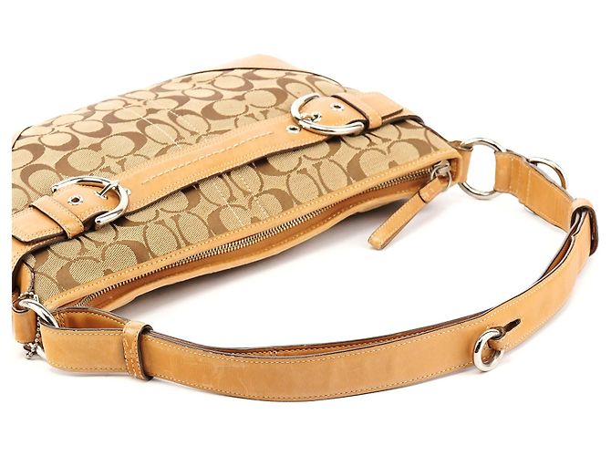 Coach 7077 Borsa 2-Way Soho Signature Beige Tan - vista 10