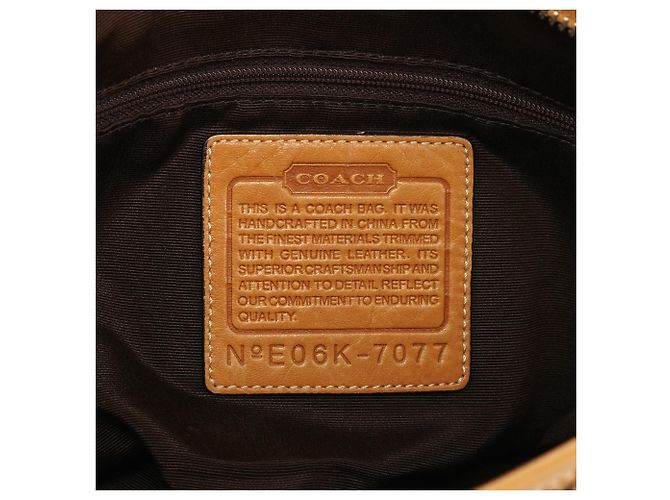 Coach 7077 Borsa 2-Way Soho Signature Beige Tan - vista 11
