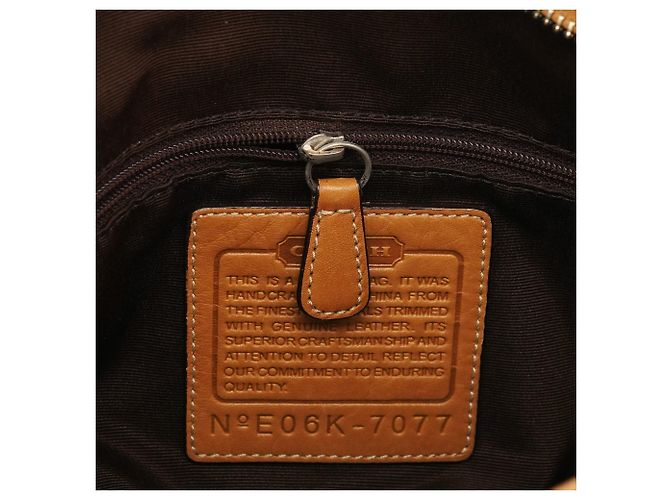 Coach 7077 Borsa 2-Way Soho Signature Beige Tan - vista 12