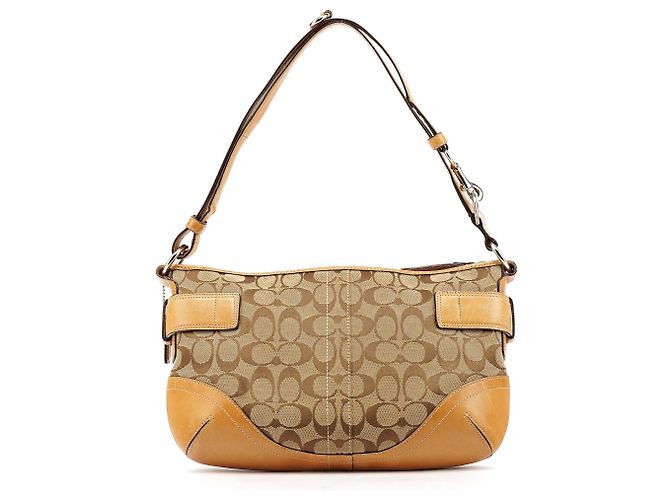 Coach 7077 Borsa 2-Way Soho Signature Beige Tan - vista 3
