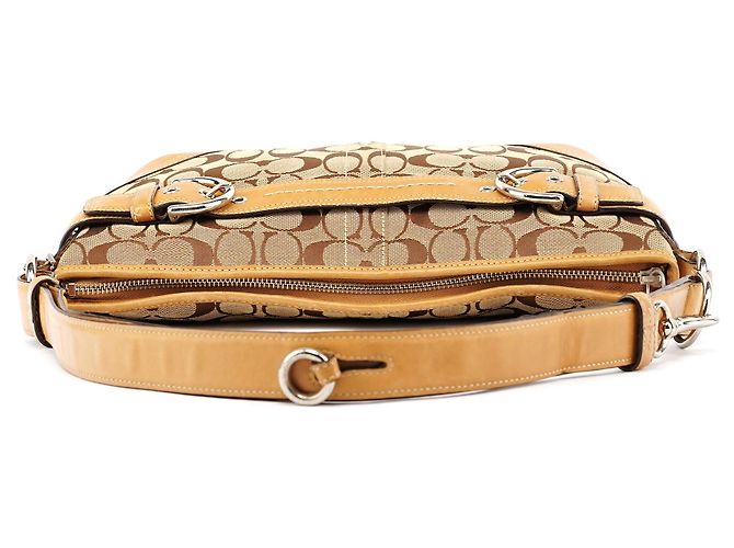 Coach 7077 Borsa 2-Way Soho Signature Beige Tan - vista 4