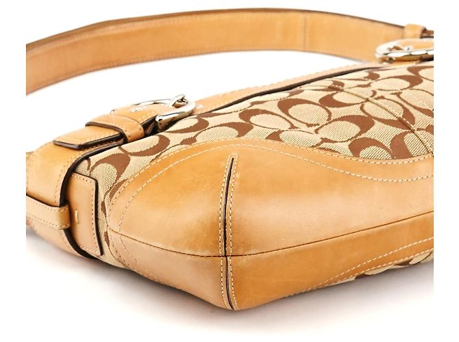 Coach 7077 Borsa 2-Way Soho Signature Beige Tan - vista 8
