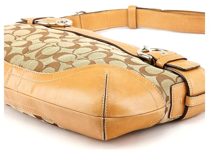 Coach 7077 Borsa 2-Way Soho Signature Beige Tan - vista 9