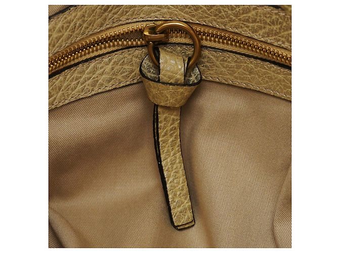 Héloïse Chloé Borsa a tracolla Heloise in pelle metallizzata oro - vista 11