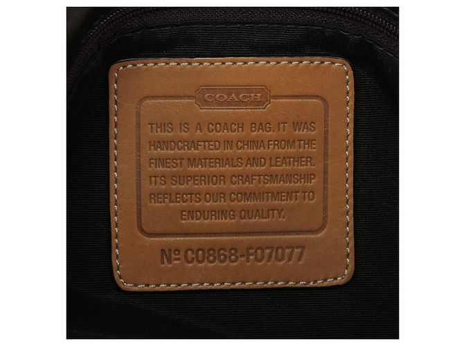 Coach F07077 Borsa a tracolla 2-Way Soho Signature Beige Tan - vista 12