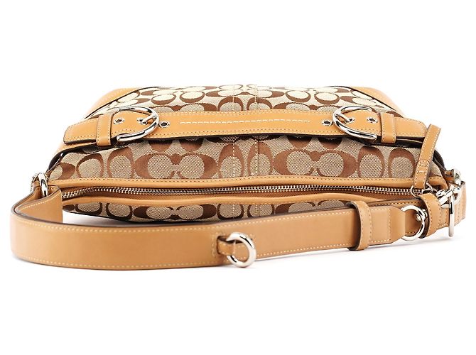 Coach F07077 Borsa a tracolla 2-Way Soho Signature Beige Tan - vista 4