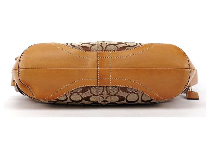Coach F07077 Borsa a tracolla 2-Way Soho Signature Beige Tan - vista 5