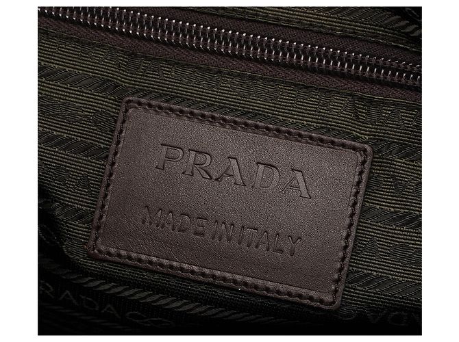 Prada Blauer Canvas-Rucksack Fall 1999 - Ansicht 10
