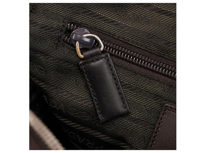 Prada Blauer Canvas-Rucksack Fall 1999 - Ansicht 11