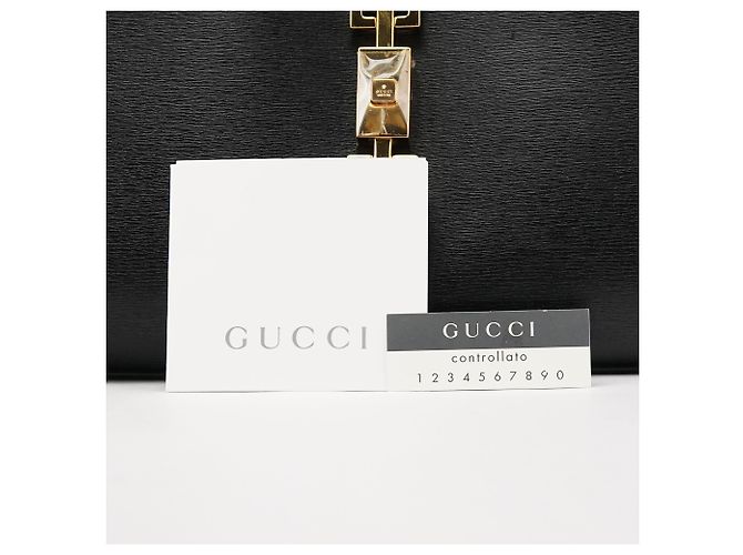 Gucci 002 1067 Borsa a tracolla Jackie in pelle nera - vista 9