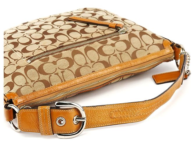 Coach Borsa a Tracolla Hobo Signature Beige F13115 - vista 12