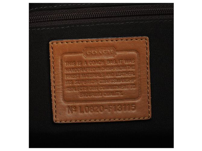 Coach Borsa a Tracolla Hobo Signature Beige F13115 - vista 13