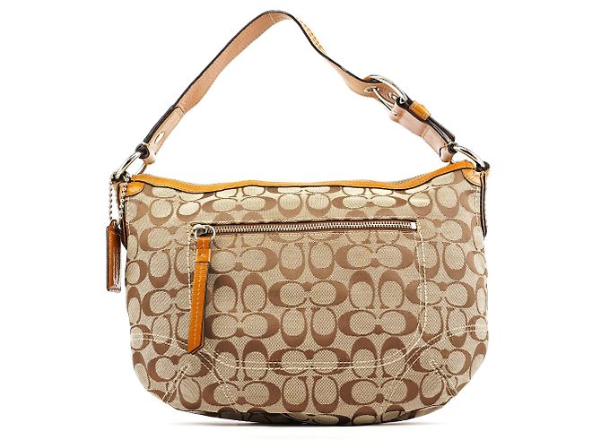 Coach Borsa a Tracolla Hobo Signature Beige F13115 - vista 3