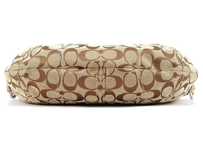 Coach Borsa a Tracolla Hobo Signature Beige F13115 - vista 5