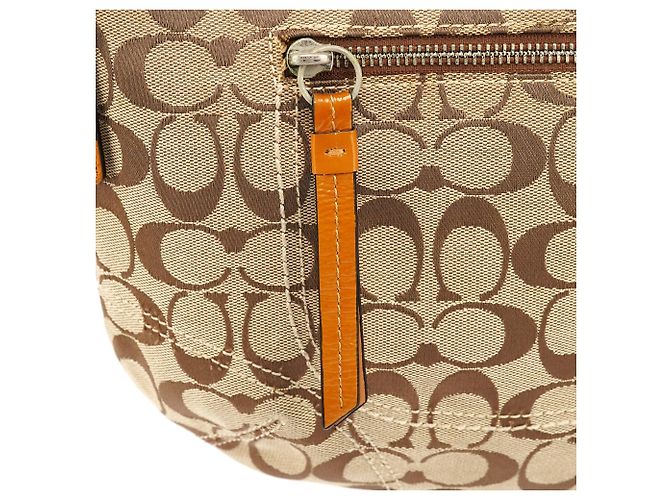 Coach Borsa a Tracolla Hobo Signature Beige F13115 - vista 7