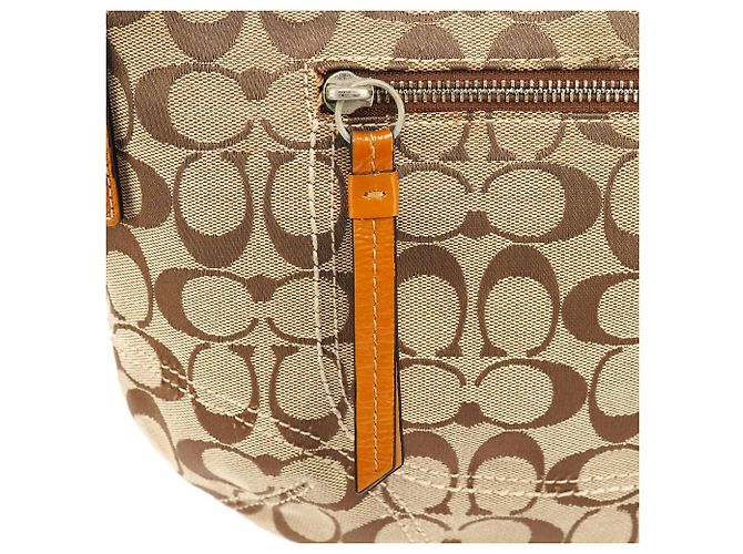 Coach Borsa a Tracolla Hobo Signature Beige F13115 - vista 8