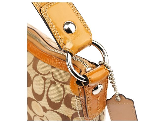 Coach Borsa a Tracolla Hobo Signature Beige F13115 - vista 9