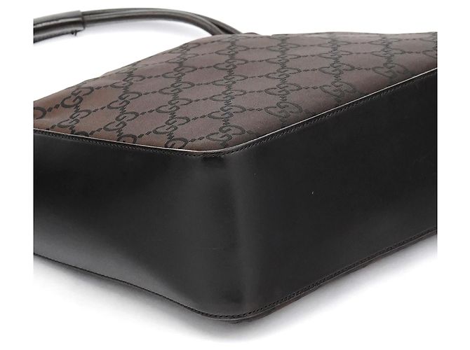 Gucci 001 3766 Borsa a tracolla hobo GG marrone - vista 8