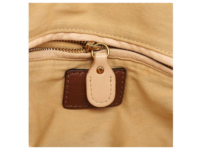 Chloé Borsa Paraty 2-Way in pelle marrone - vista 13