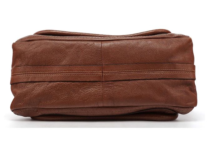 Chloé Borsa Paraty 2-Way in pelle marrone - vista 5