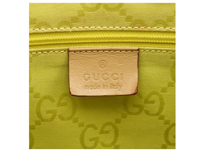 Gucci 002 1064 Borsa Jackie Tote in pelle beige - vista 12