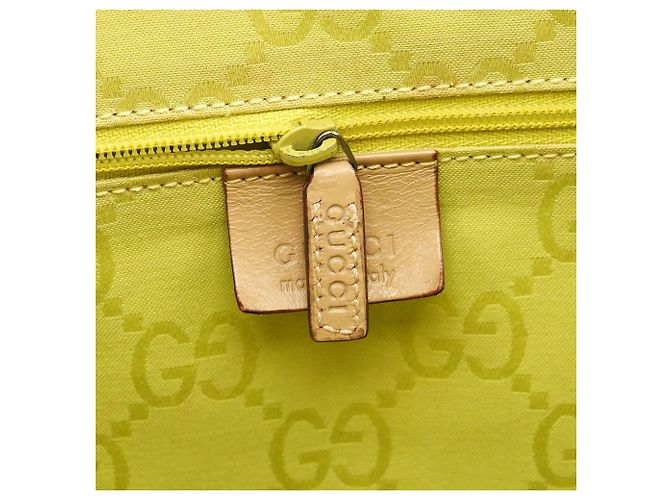 Gucci 002 1064 Borsa Jackie Tote in pelle beige - vista 13