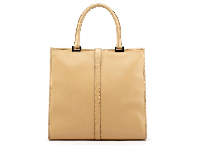 Gucci 002 1064 Borsa Jackie Tote in pelle beige - vista 3