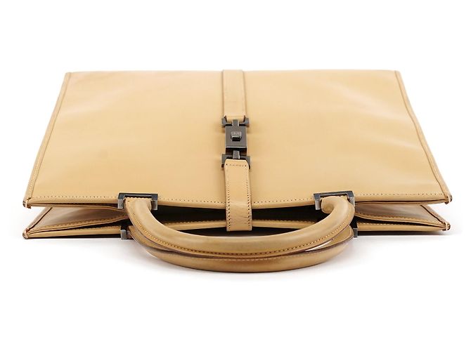 Gucci 002 1064 Borsa Jackie Tote in pelle beige - vista 4