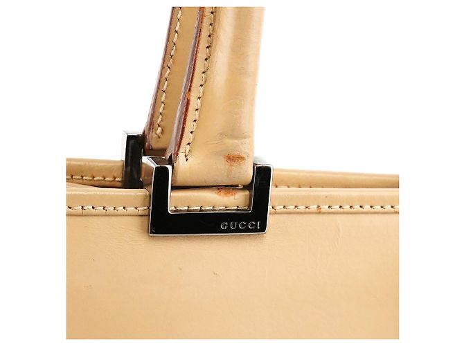 Gucci 002 1064 Borsa Jackie Tote in pelle beige - vista 7