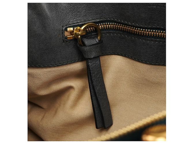 Héloïse Chloé Borsa Tote Heloise in pelle grigia - vista 13