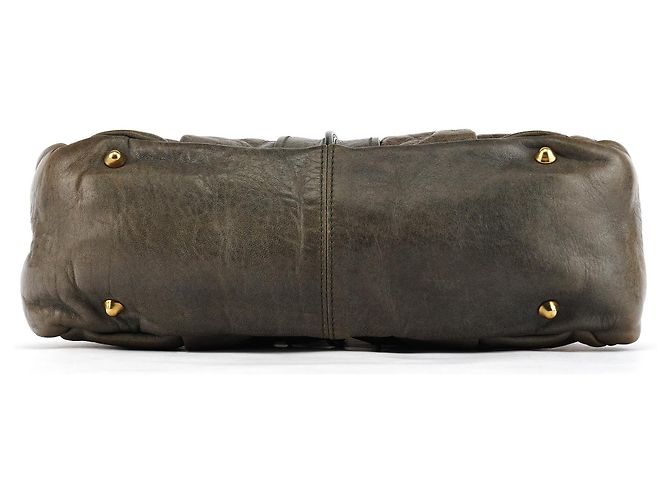 Héloïse Chloé Borsa Tote Heloise in pelle grigia - vista 5