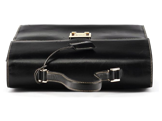 Gucci 000 0857 Borsa Lady Lock in pelle nera - vista 4