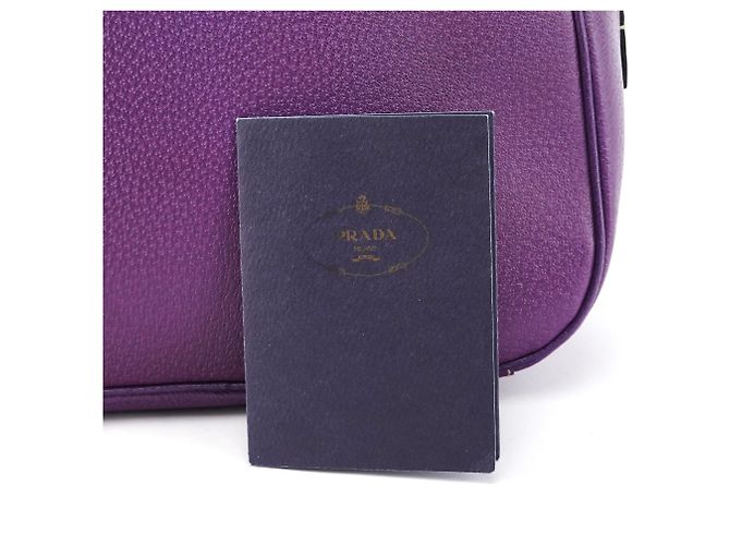 Prada Borsa Bowling in pelle viola Primavera 2000 - vista 12