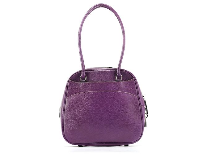 Prada Borsa Bowling in pelle viola Primavera 2000 - vista 3