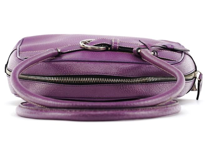 Prada Borsa Bowling in pelle viola Primavera 2000 - vista 4