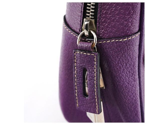 Prada Borsa Bowling in pelle viola Primavera 2000 - vista 8