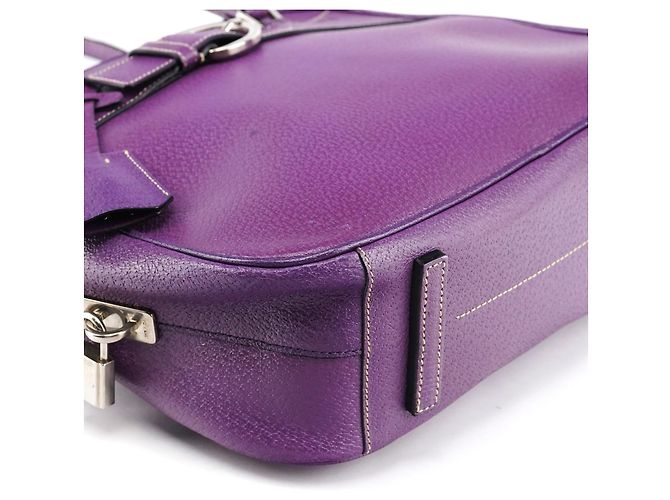 Prada Borsa Bowling in pelle viola Primavera 2000 - vista 9