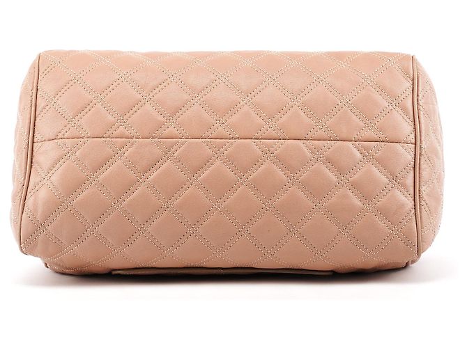Marc Jacobs mala Bowling de couro acolchoado rosa - vista 5