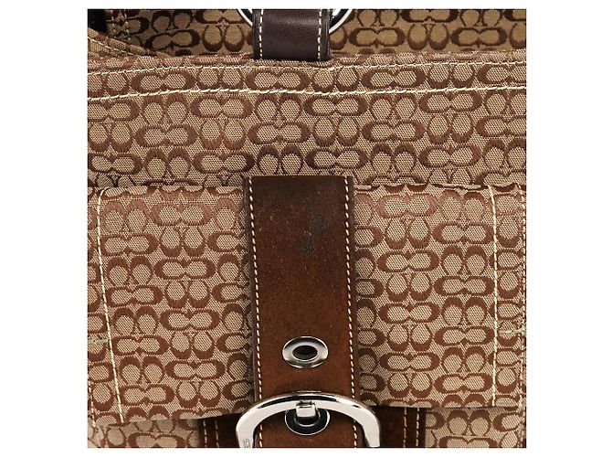 Coach 6427 Borsa Tote Soho Signature Beige Brown - vista 10