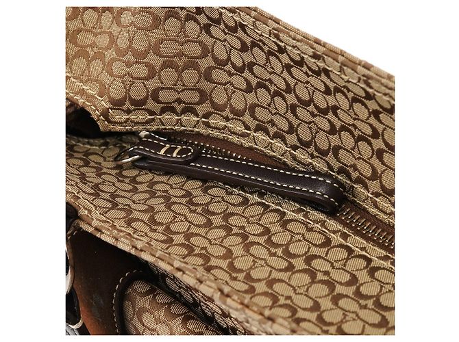 Coach 6427 Borsa Tote Soho Signature Beige Brown - vista 11