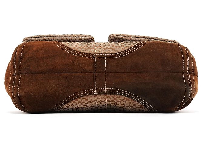 Coach 6427 Borsa Tote Soho Signature Beige Brown - vista 4