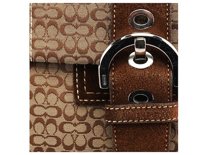 Coach 6427 Borsa Tote Soho Signature Beige Brown - vista 6