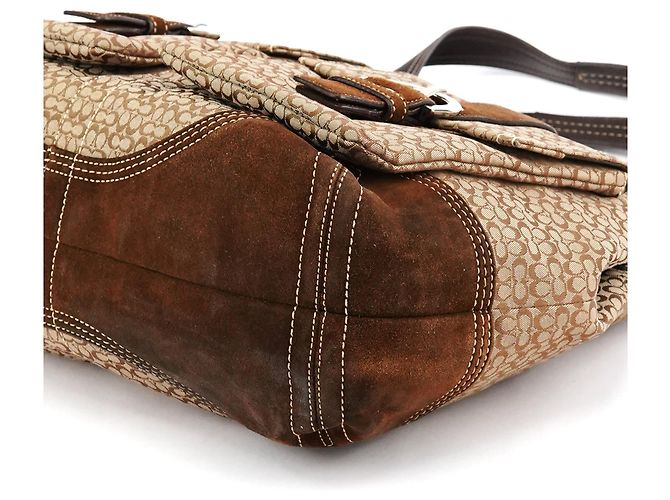 Coach 6427 Borsa Tote Soho Signature Beige Brown - vista 8