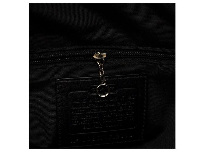 Coach Borsa Tote Soho Signature Grey Black F13105 - vista 12