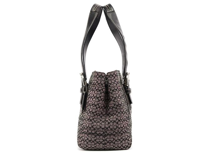 Coach Borsa Tote Soho Signature Grey Black F13105 - vista 2