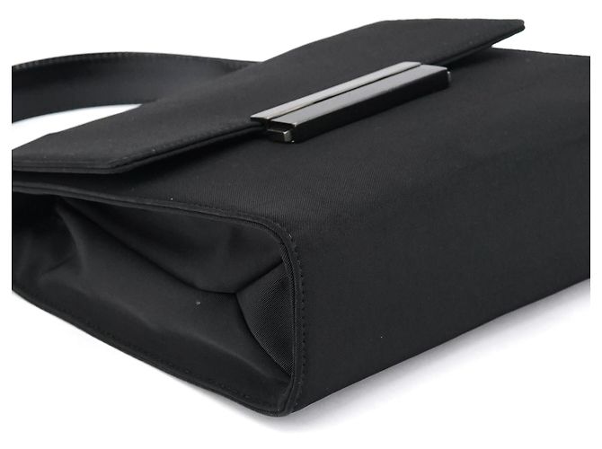 Prada Borsa a mano B7415 Black Tessuto Nylon - vista 8
