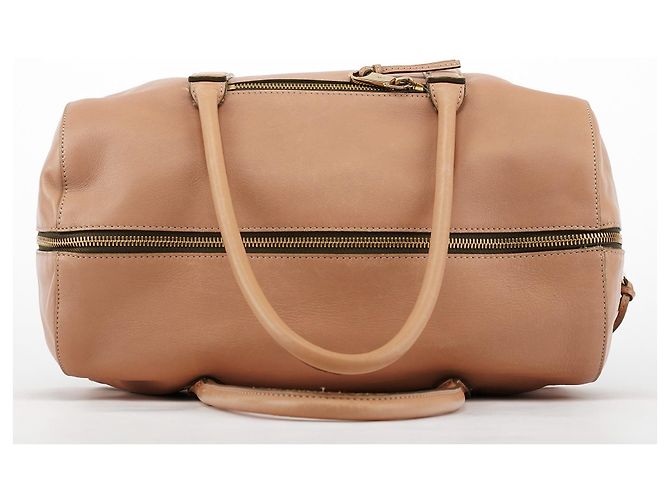 Chloé Borsa Boston Madeleine in pelle Rosa Beige - vista 4