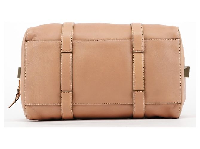Chloé Borsa Boston Madeleine in pelle Rosa Beige - vista 5
